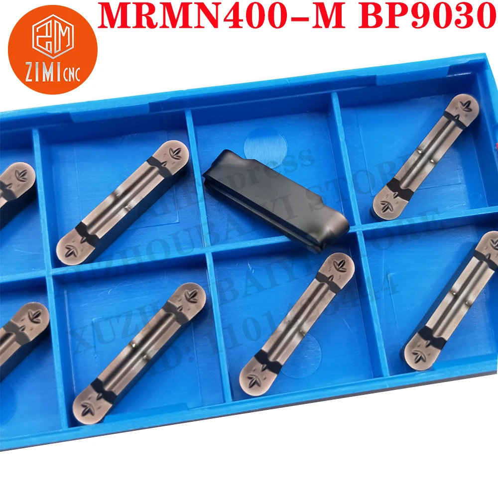 10PCS MRMN400-M BP9030 MRMN400-M Parting grooving Inserts tools Carbide Inserts Turning Inserts Tools metal Lathe Cutting Blades