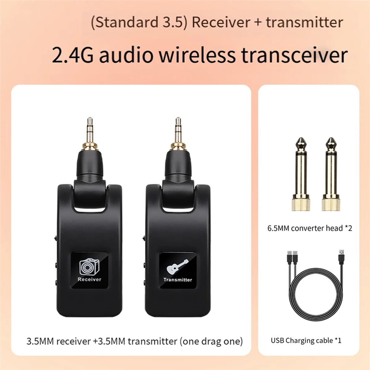 AT42 2X гитарная беспроводная система аудиопередатчик приемник USB перезаряжаемая беспроводная система для электрогитары бас