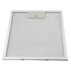 Aço inoxidável Fogão Hood Filtros, Metal Mesh Extrator, Ventiladores De Exaustor, Casa Cozinha Ventilador, Prata, 300x254x9mm