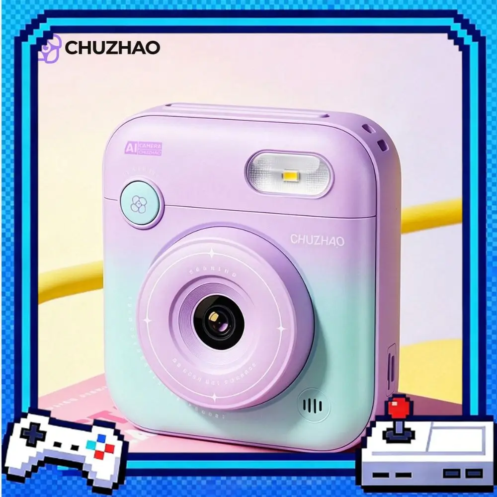 CHUZHAO X1 Instant Camera Prints Photos Directly 16GB Card Inkjet Digital Portable Small Camer Custom Girl Cameras Birthday Gift