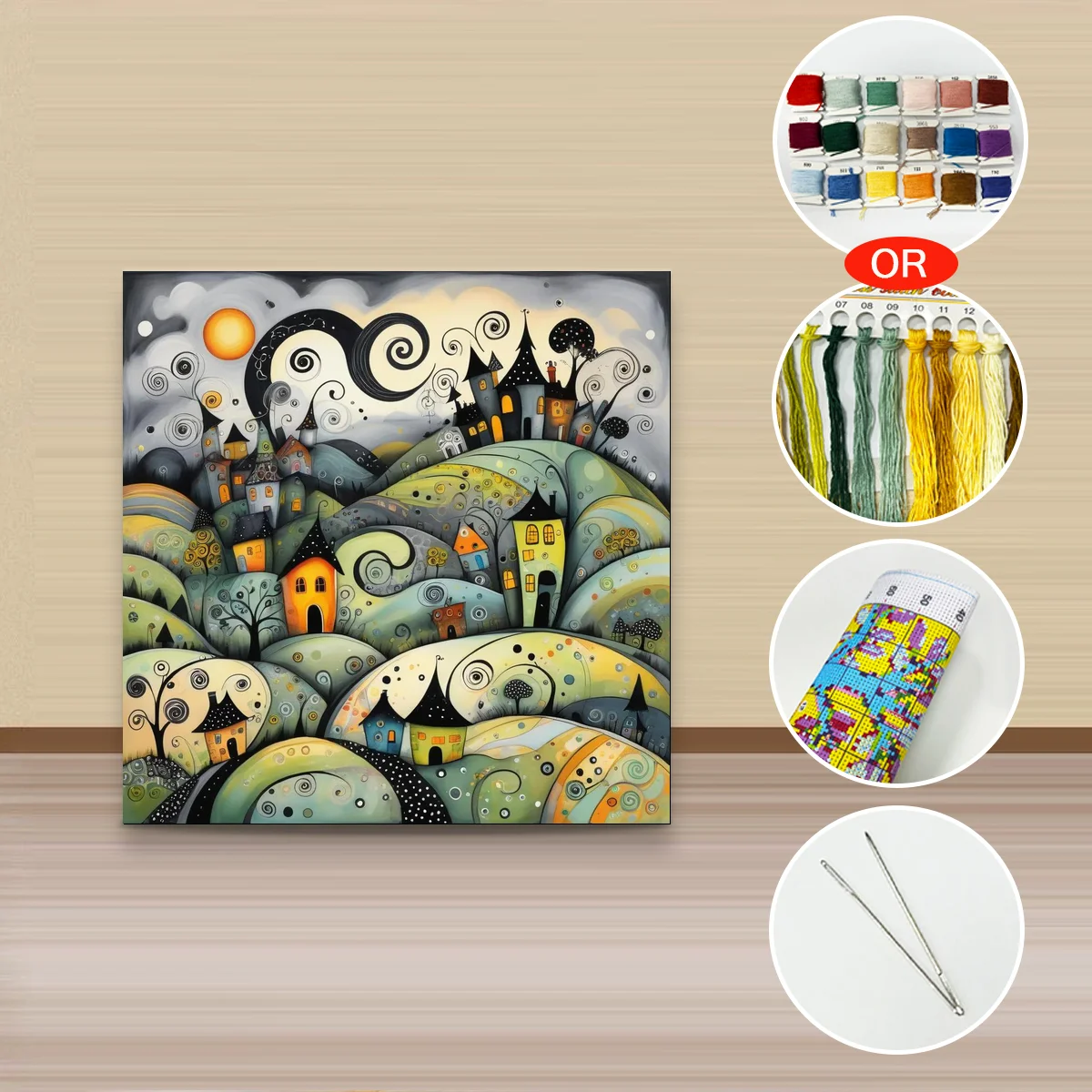 

Набор для вышивания крестиком 30x30 см (11,8 дюйма), 11CT/14CT, подарок на День святого Валентина, набор для вышивания для праздников, Manga Village