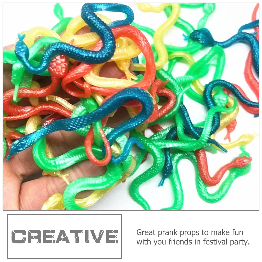 Mini jouets artificiels pour salle de salle, faux serpents, faveurs de fête pour enfants, 30 pièces