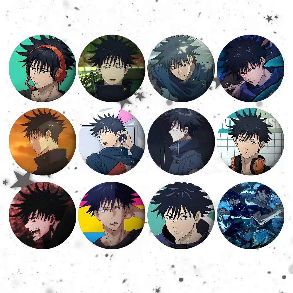 Anime Cartoon Megumi Fushiguro For Clothes Anime Enamel Pin Cute Things Cartoon Cosplay Badges On Backpack Brooch Art Gifts