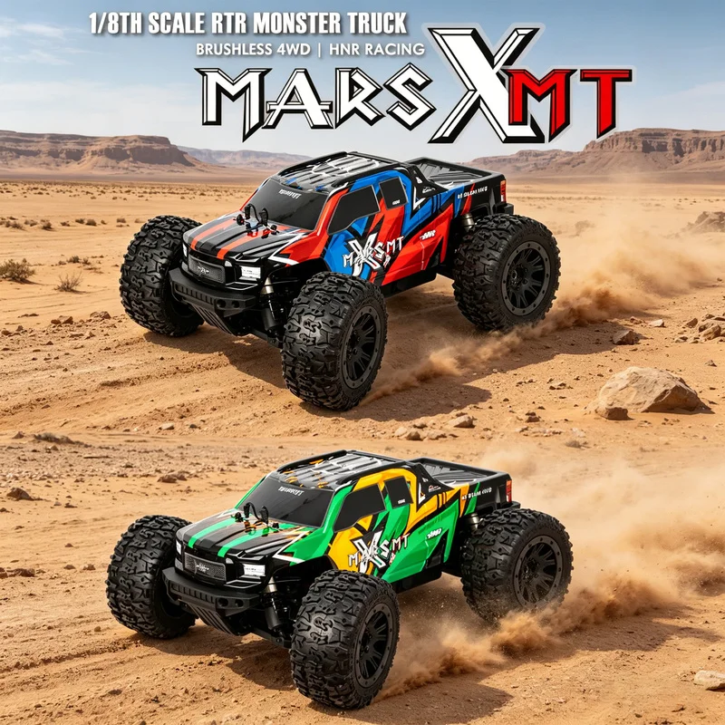 

Радиоуправляемая электрическая модель автомобиля HNR H9902, масштаб 1/8, RTR, внедорожный монстр-трак 4WD, бесщеточная версия X MARS MT