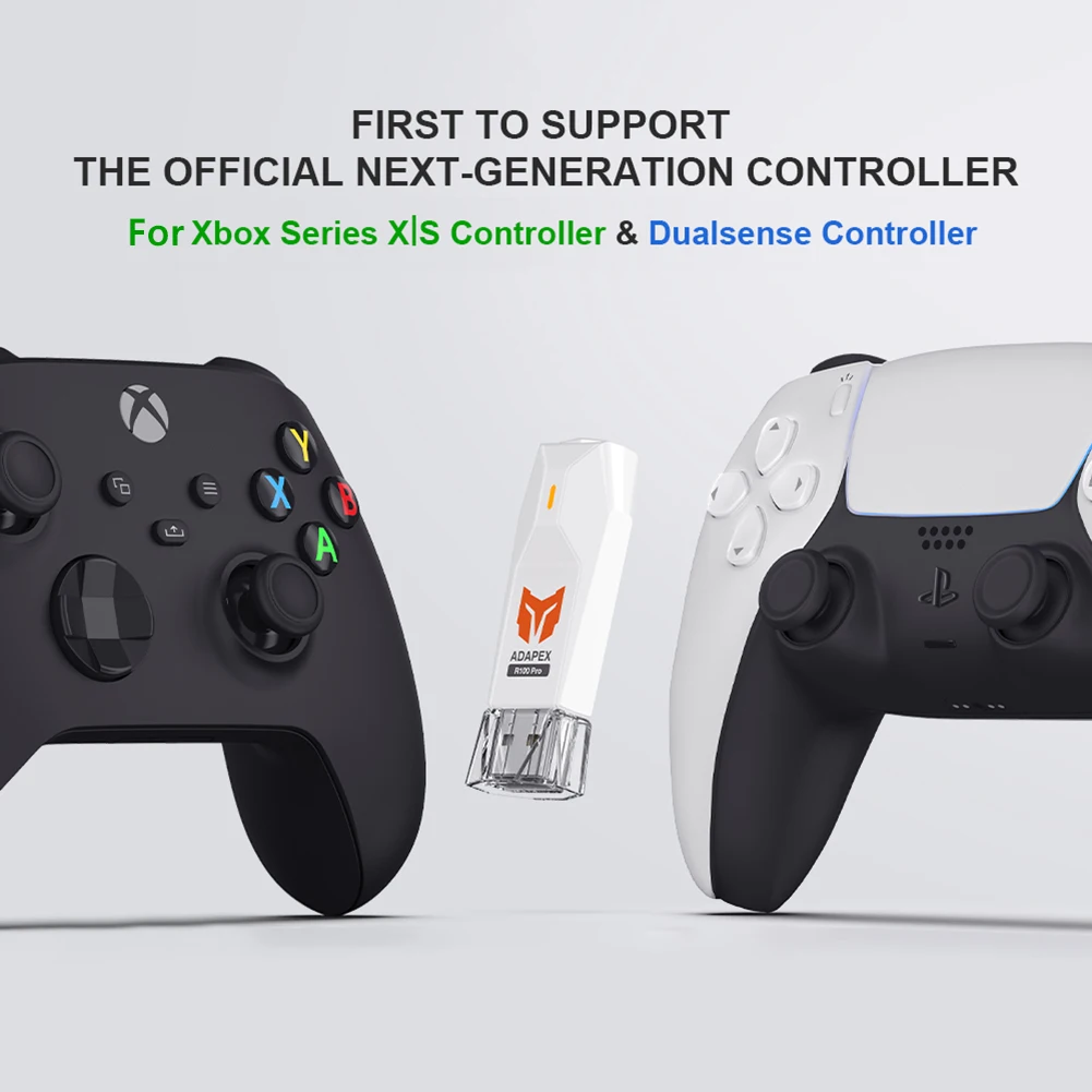 BIGBIG WON R100 USB-Wireless-Adapter für Switch PS4/PS5 XBOX Gamepad Controller