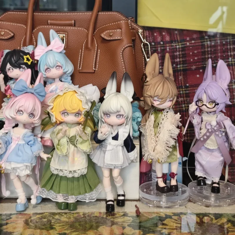 

Spot Inedible Doll Jumping Moon Time Rabbit Treasure Mysterious Box 12 Points Bjd Movable Doll Ornament Blind Box Figurine