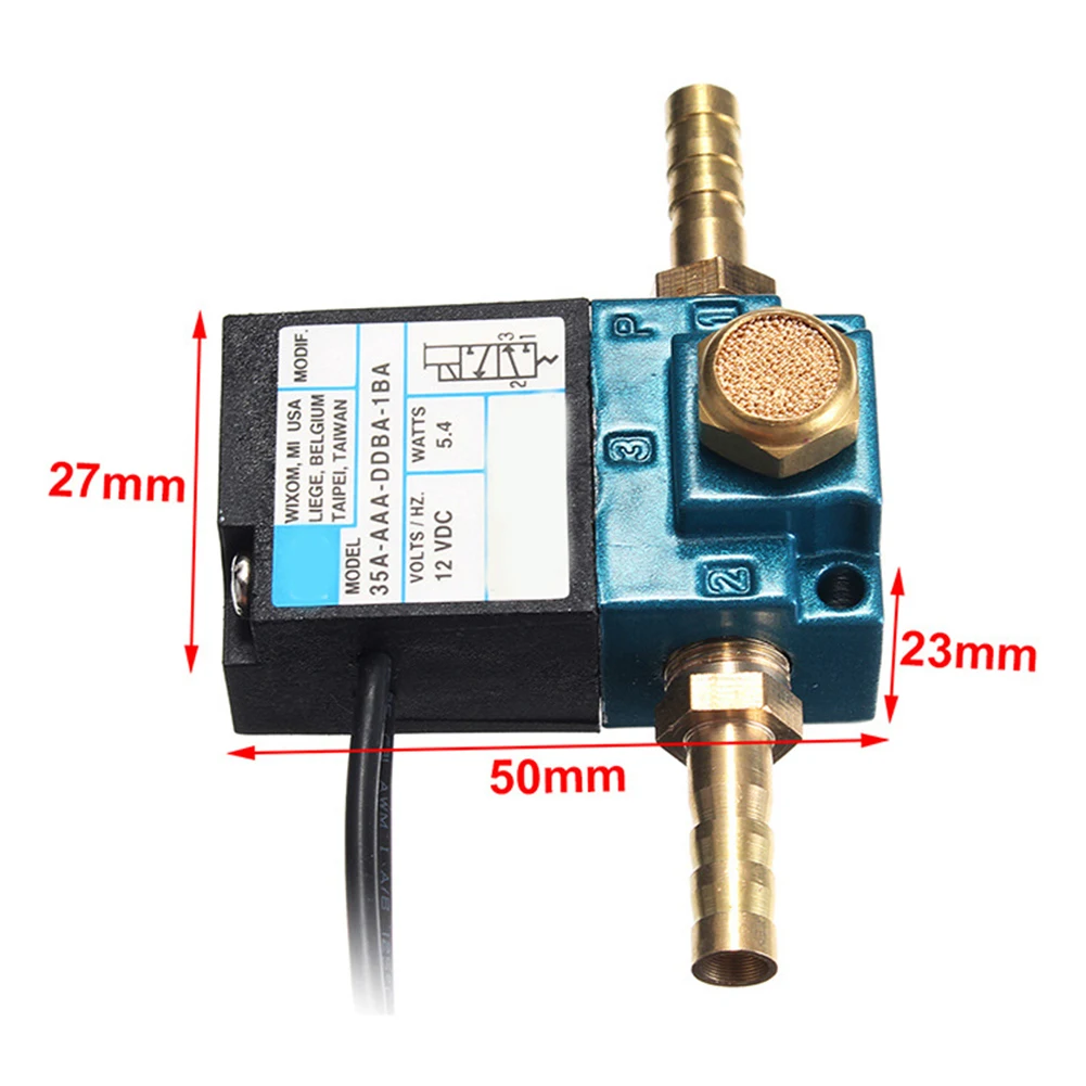 Para optimización de rendimiento Válvula de control de refuerzo Aplicaciones de solenoides del mercado de accesorios Diseño compacto de válvula de 3 puertos