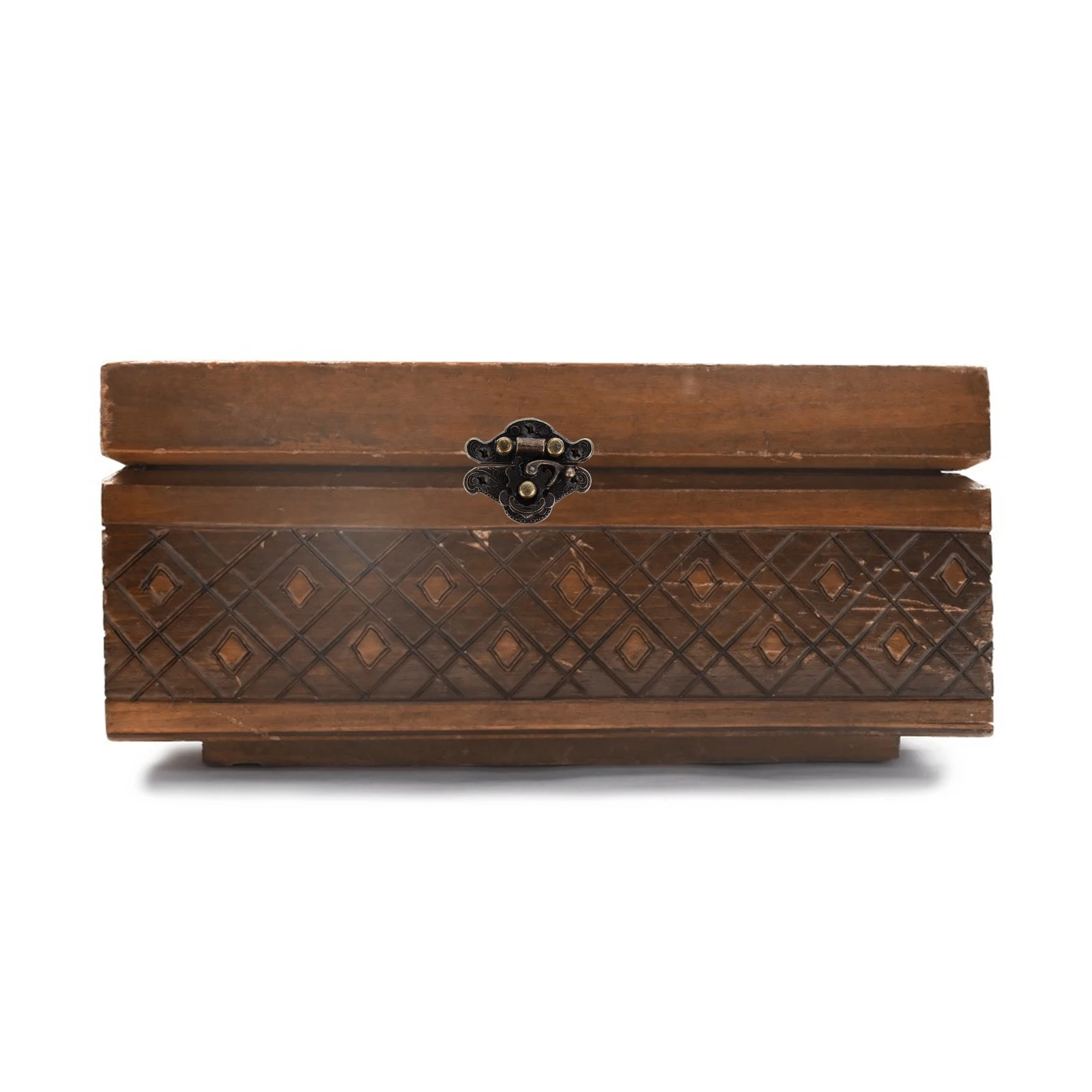 

20PCS Wood Box Buckle Durable Quality Easy Install Jewelry Box Clasp Vintage Latch Suitable Wooden Gift Boxes Hardware
