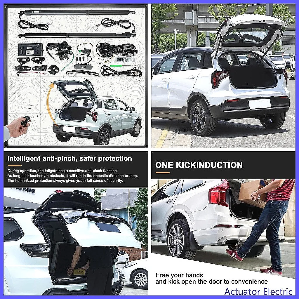 Electric Tailgate Lift for GEELY GEOMETRY E 2022+, Anti-Pinch Power Liftgate with Height Memory & Suction Lock