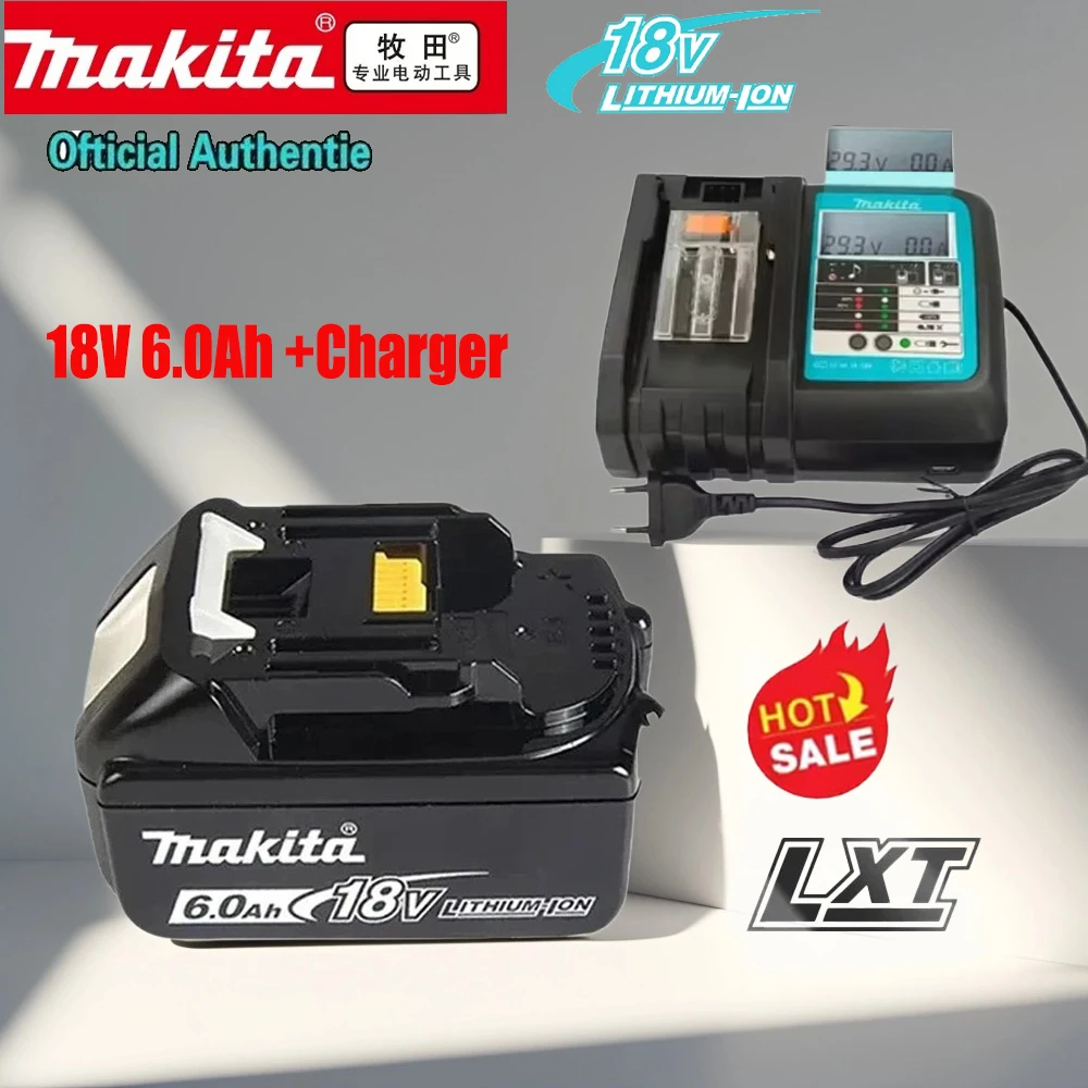 

NEW 100% original Makita power tool battery 18V6.0Ah,Makita LXT BL1860B BL1860BL1850 BL1830 replaceable LED rechargeable battery