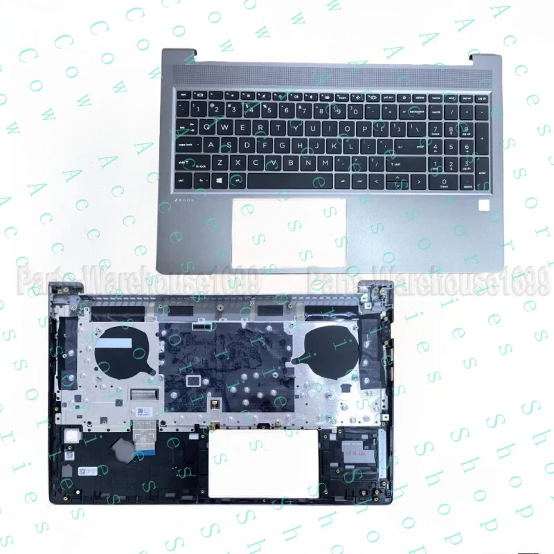 

PP+ New for HP Zbook15 99 Power G10 XW5 Palmrest Cover Keyboard Backlight N06912-001