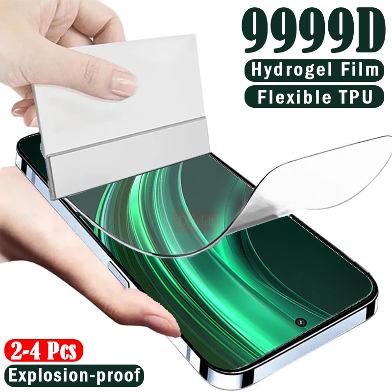 

2-4Pcs TPU Soft Silicone Hydrogel Film For Realme 13 12 11 10 9 Pro Plus 12x 11x Screen Protectors For Realme GT Neo 3 3T 5 SE