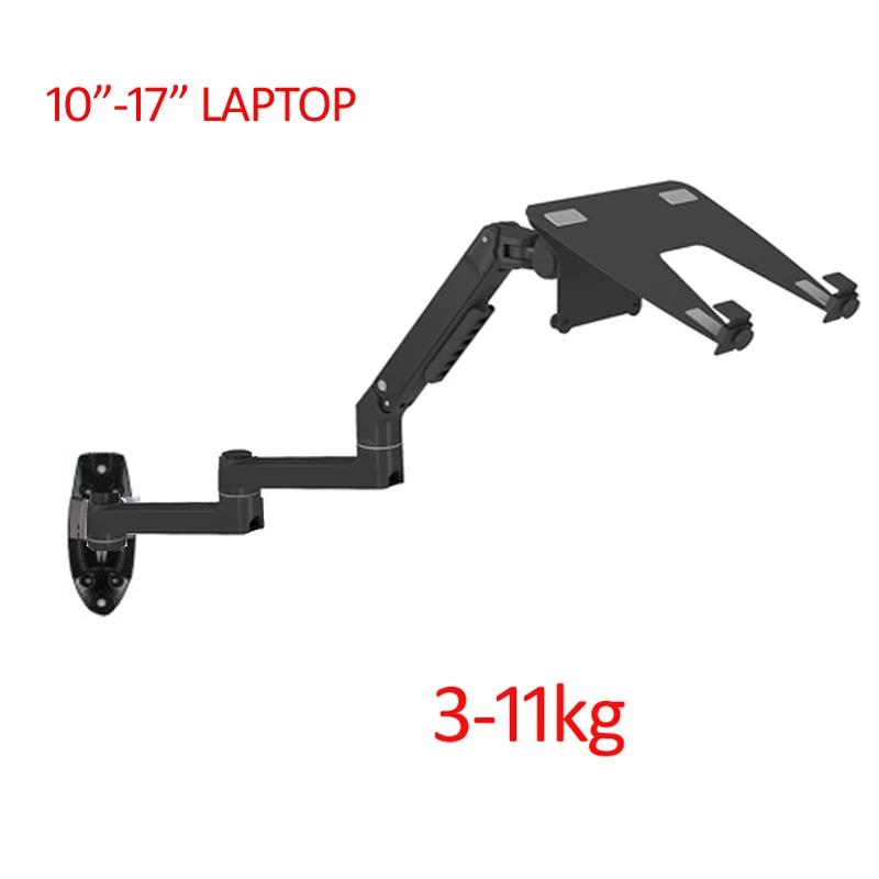 

DL-7013LP 360 rotate 3 stretchable arm Ergonomic 10"-38" lcd monitor stand up to 17" laptop wall mount bracket 1-10kg 3-11KG