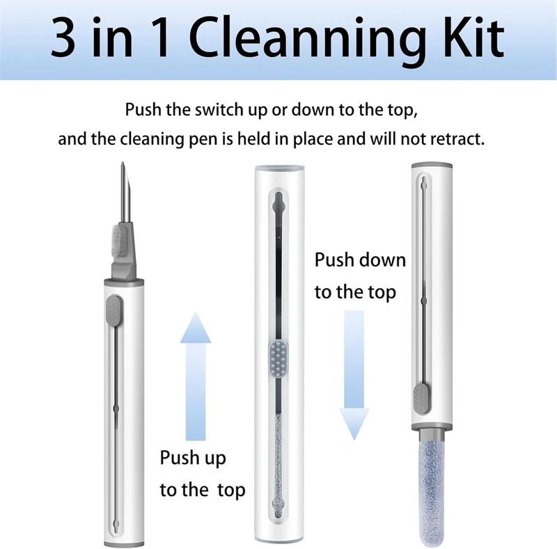 سماعة الهاتف المحمول تنظيف مجموعة أقلام آيفون 17 16 15 14 13 برو ماكس سامسونج Airpod فرشاة ليمبادور أداة تنظيف الملحقات