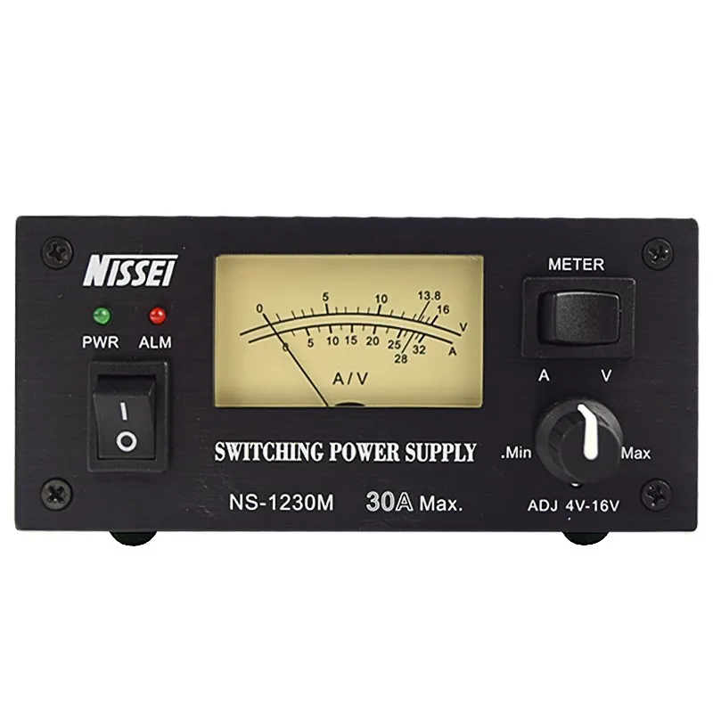 Original Nissei NS-1230M Radio Communication Switching Power Supply 30A 4V-16V Adjustable Short Wave Base Station Power NS1230M