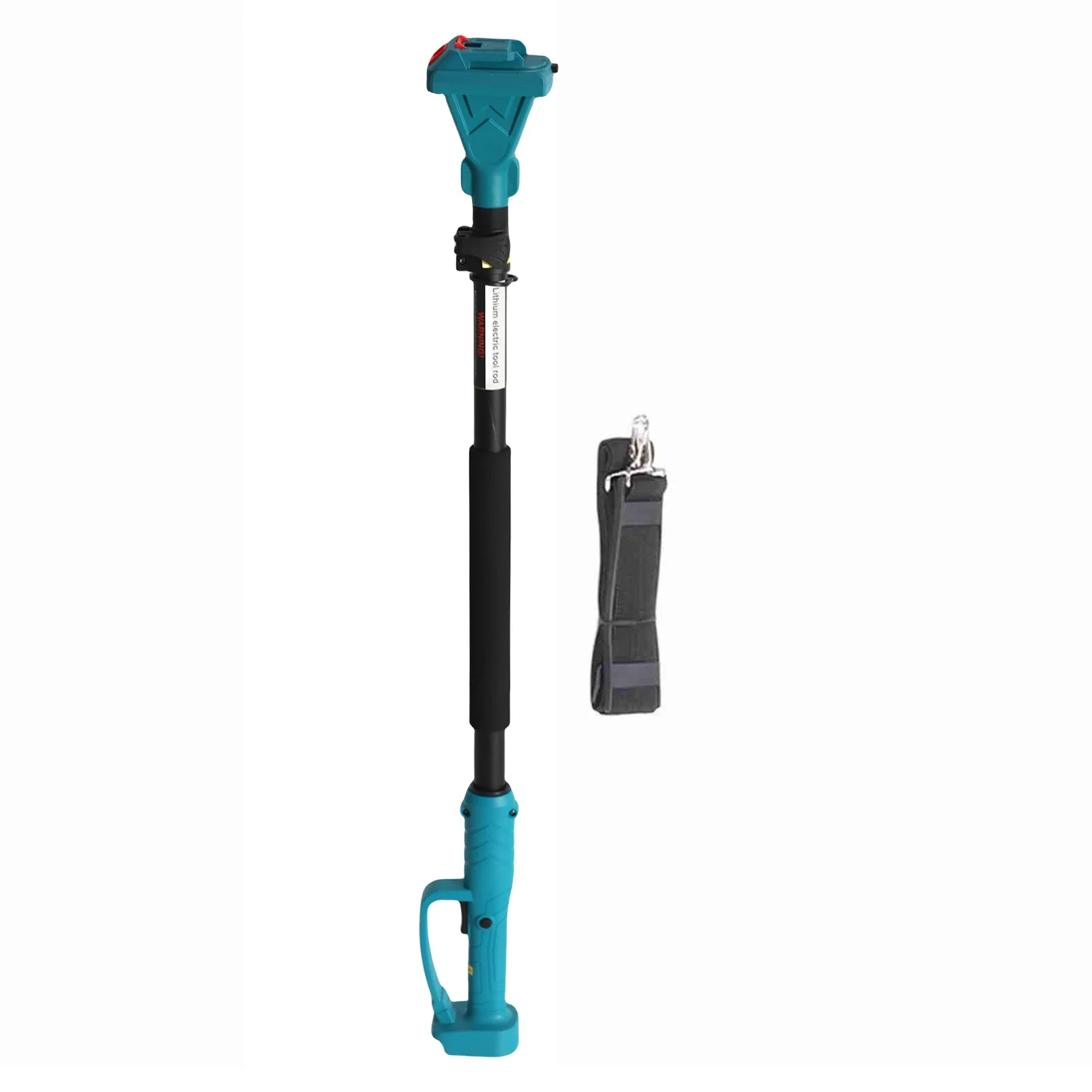 Cordless Pruning Shears Extension Pole Anti Slip Handle Rotating Head Electric Tree Pruner Pole 4.92 Ft Length for Garden