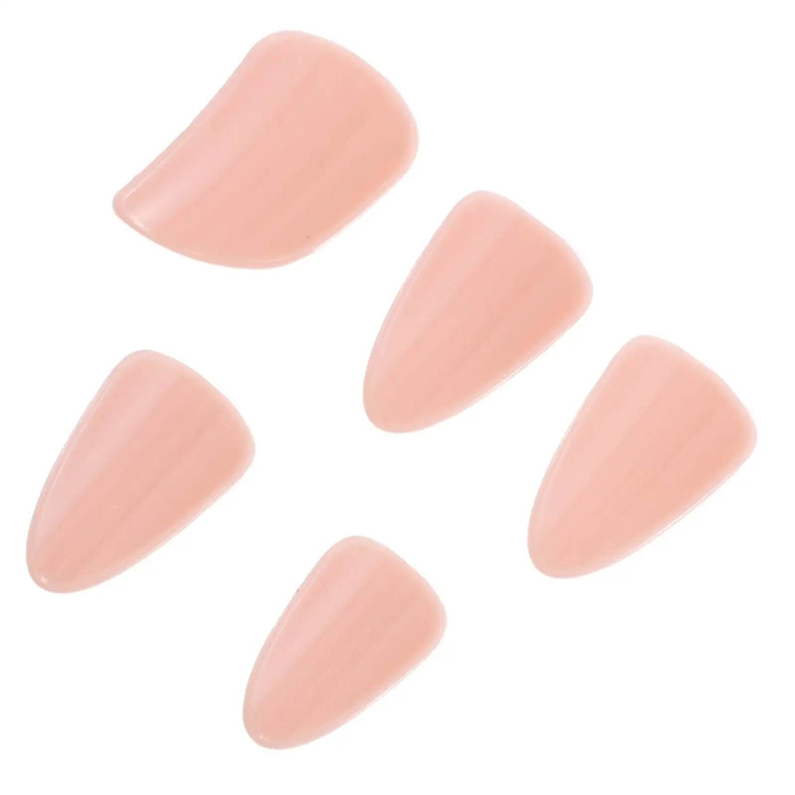 

Pipa Nails 1 Set Plastic False Accessories Child Pink Medium Size 2 Rolls Tape Beginner Musical Zither Supplies