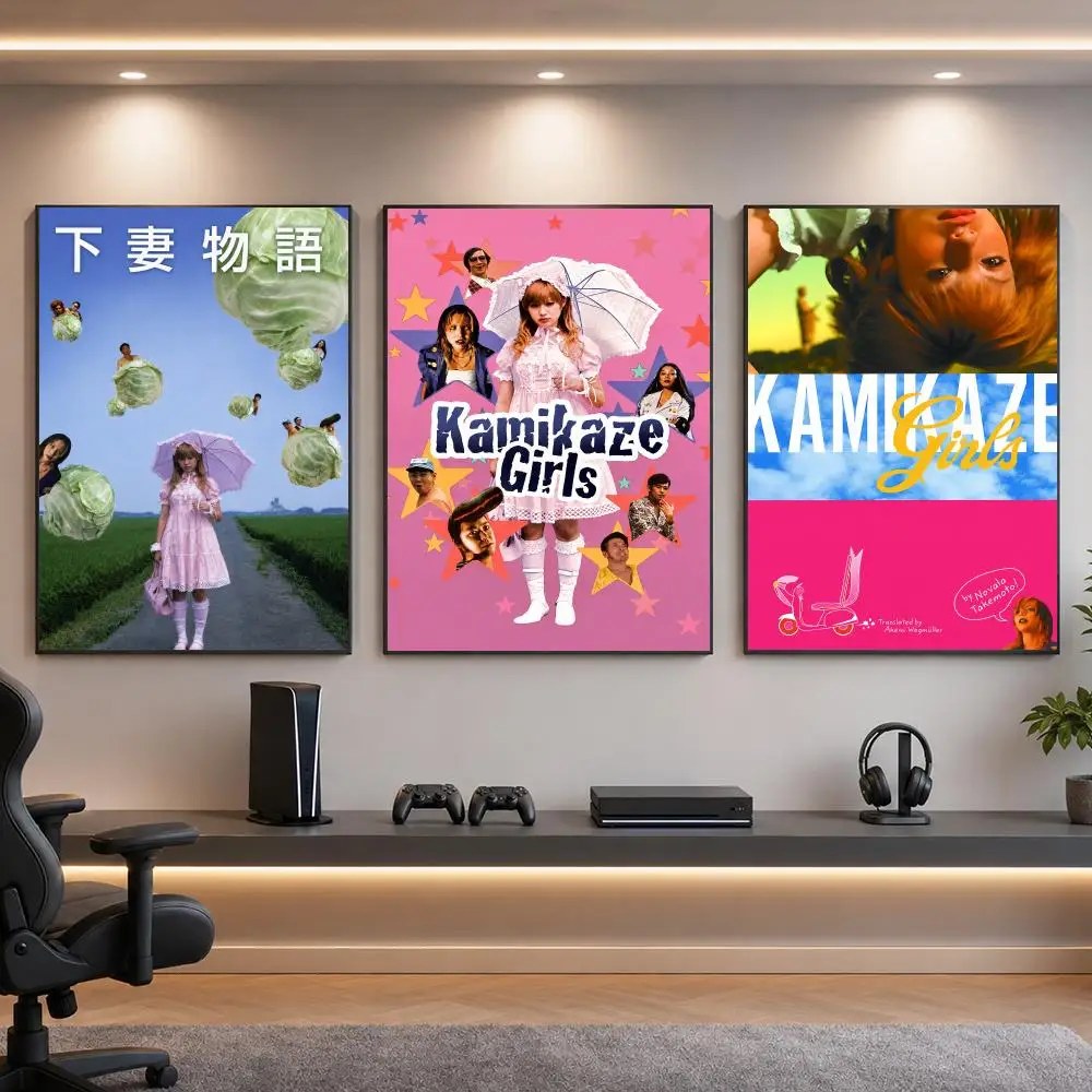 Film K-Kamikaze Girls Japanese Comedy Poster HD Removable Wall Art Gift Bedroom Lounge Dorm Office Gaming Cafe Bars
