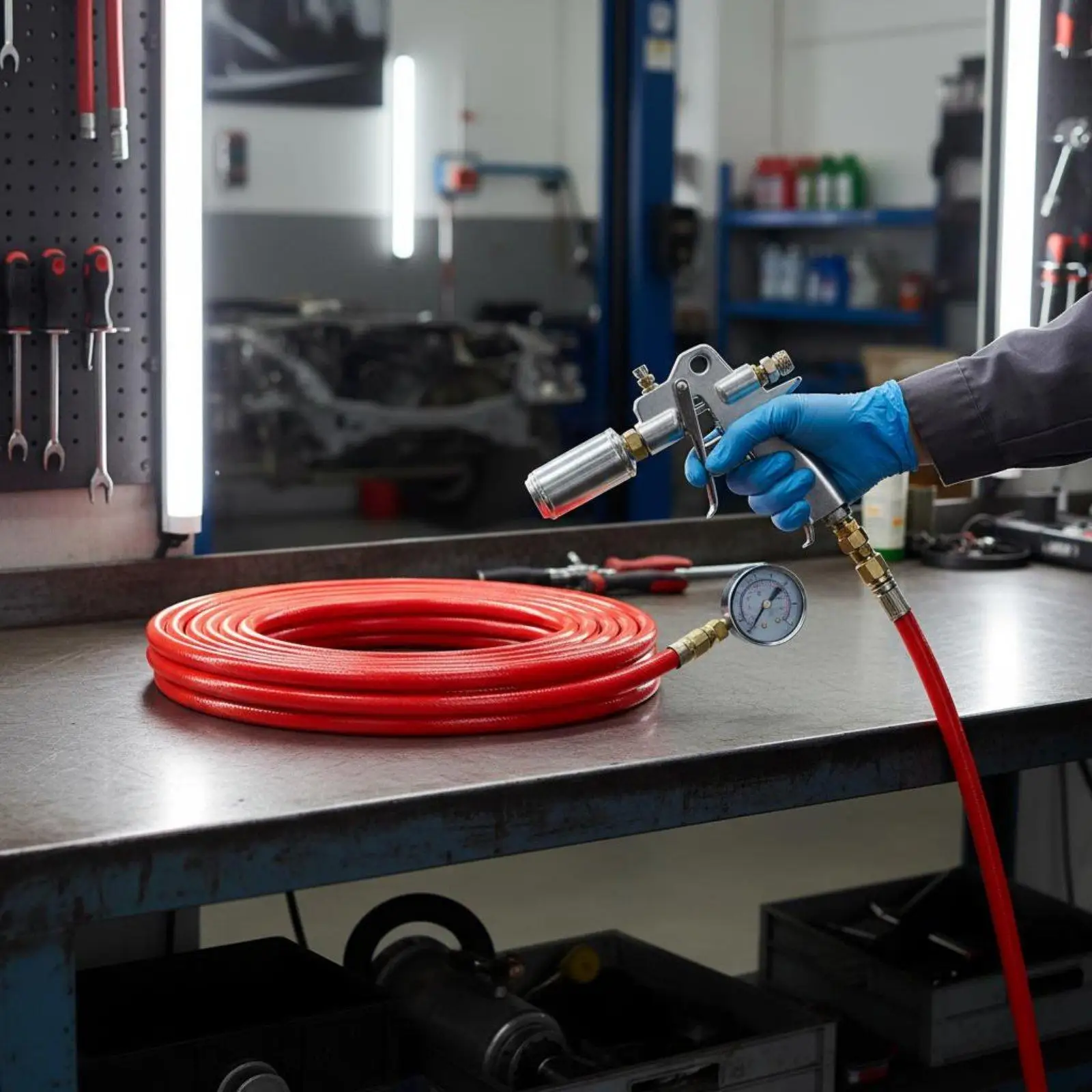 Professional Air Pump Hose High Pressure Reinforced Pneumatic Cable for Industrial and Home Use