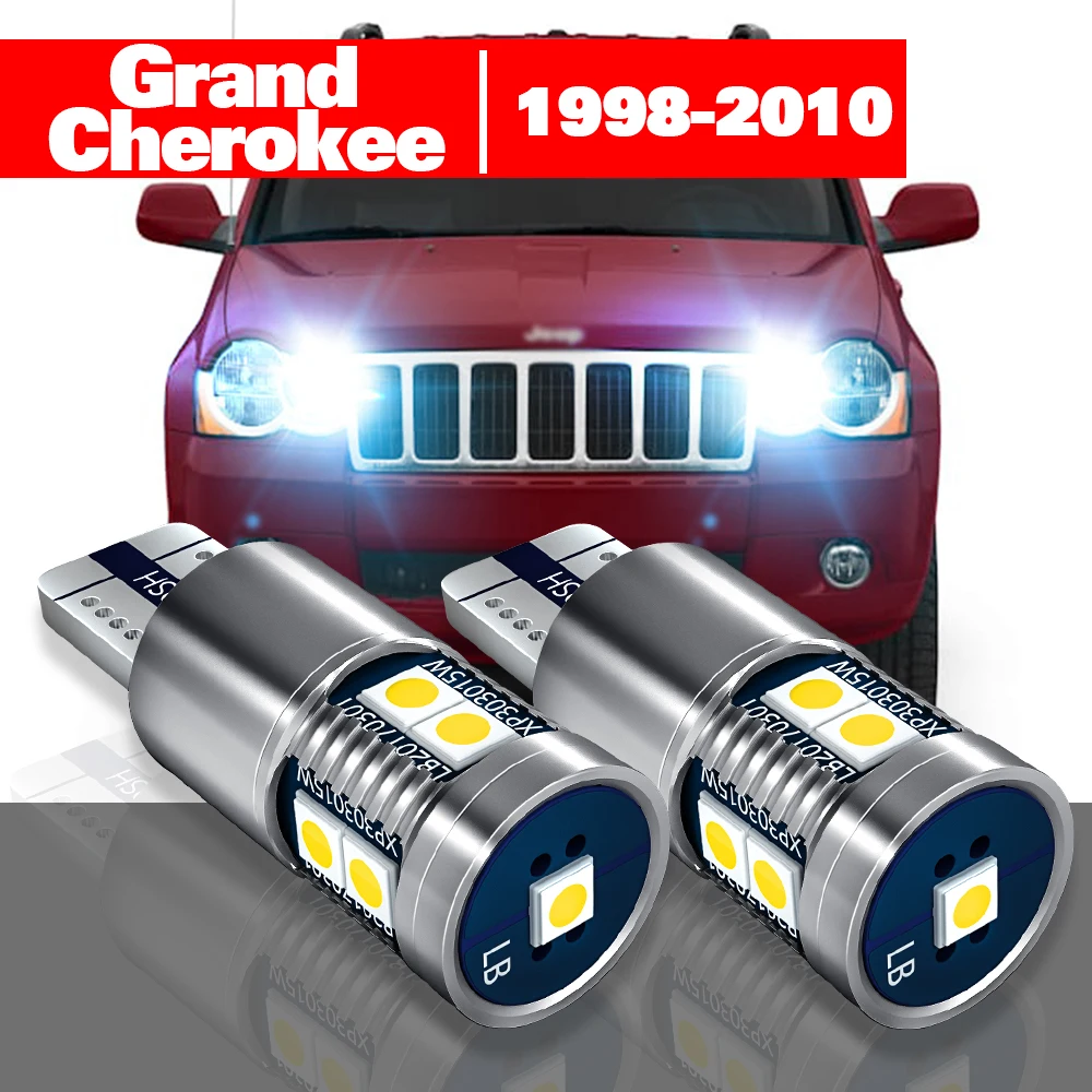 

For Jeep Grand Cherokee mk2 WJ WG mk3 WH WK 1998-2010 Accessories 2pcs LED Parking Light 2002 2003 2004 2005 2006 2007 2008 2009