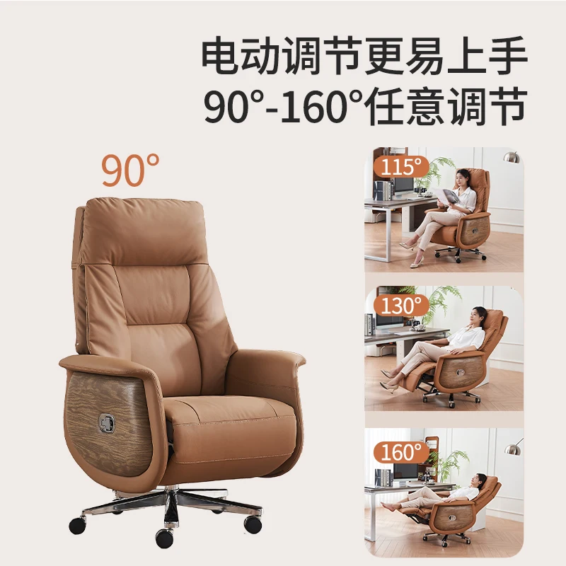 Mobile Swivel Office Chair Ergonomic Recliner Luxury Solid Gaming Chair Make Up Leather Sillas De Oficina Furniture Decoration