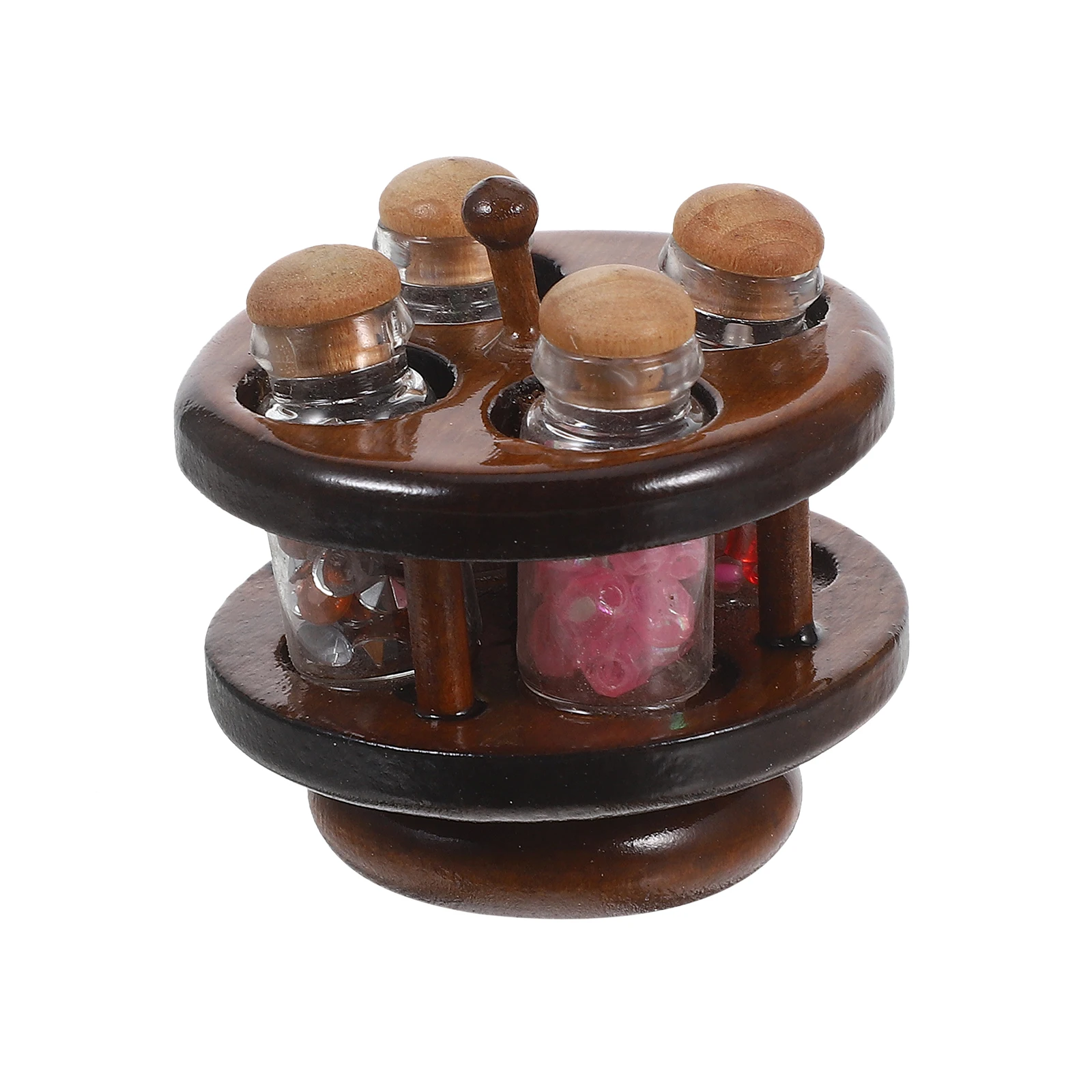 Maison cuisine jouets maison de poupée accessoires de cuisson ustensiles Miniature support ustensiles de cuisine