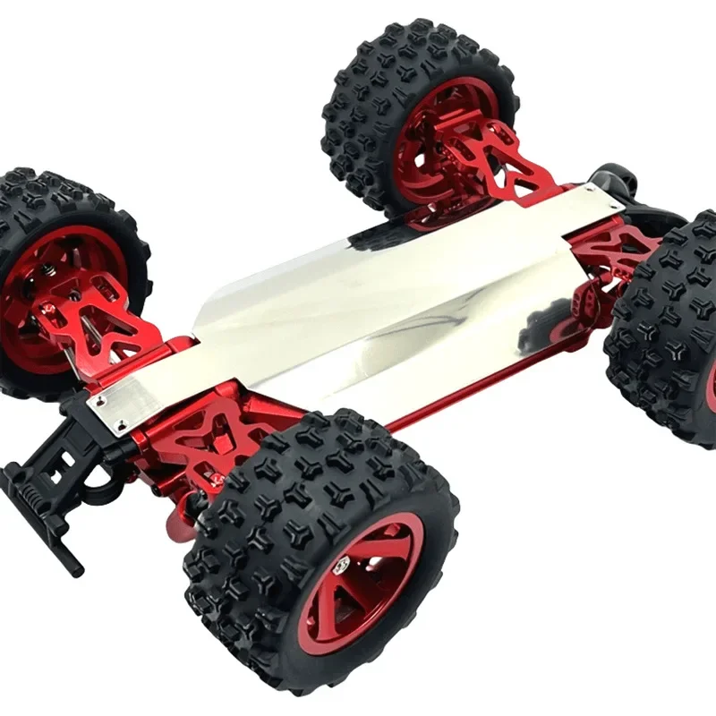 Bumper Chassis Armor Protection Skid Plate Stainless Steel Metal for SCY 16101 16102 16103 Pro JJRC RC Car Upgrade Accessories