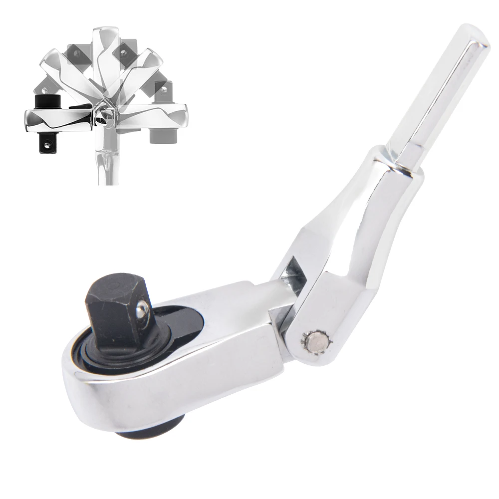 

Гибкий трещоточный ключ Cosmedge 2-в-1 с 72 зубьями для аксессуаров Leatherman, адаптеры для бит 1/4 дюйма для торцевых ключей