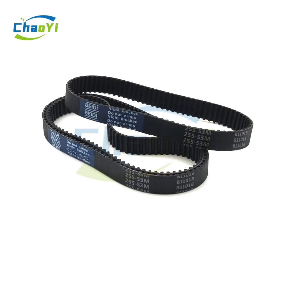 S3M Rubber Timing Riem Lengte 249 252 255 258 261 264 267 270 273 276 279 282mm Breedte 6-20mm Close Loop Transmissie Tandriem