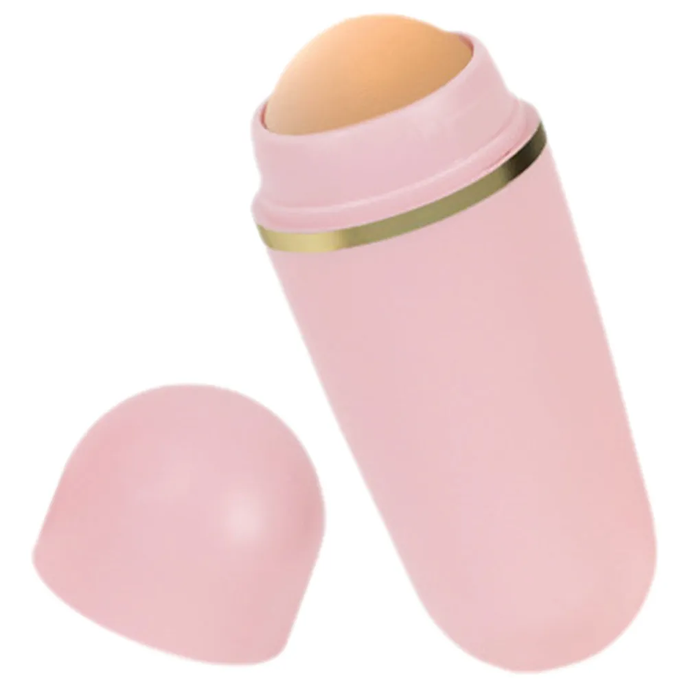 2Pcs Volcanic Stone Oil Absorbing Roller for Face Skin Oil Control Facial Pore Cleaning Blotting Stick Smooth Skin Care Tool