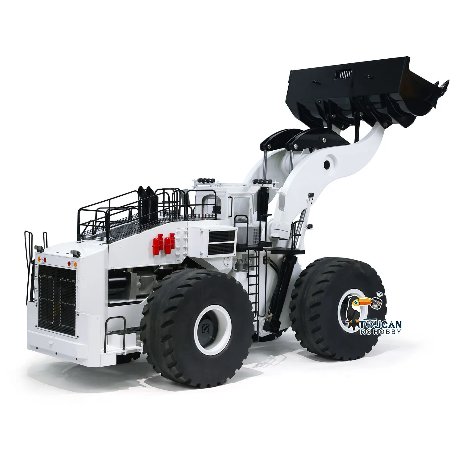 L2350 1:14 RTR Hydraulic RC Loader Heavy Duty Radio Control Construction Vehicle Earth Mover Light Sound Smoke Toys for Adult