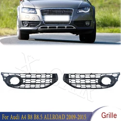 Front Bumper Honeycomb Grille Fog Light Cover Frame For Audi A4 B8 B8.5 ALLROAD 2009-2015 For Car 8K0807681J01C 8K0807682J01C