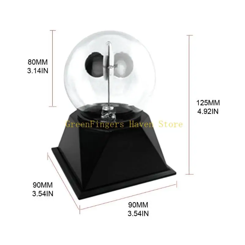 F68D Handgemachte klare Solar Power Crookes Radiometer Sonne Licht Energie Spinning Vanes Home Office Dekoration Geschenk