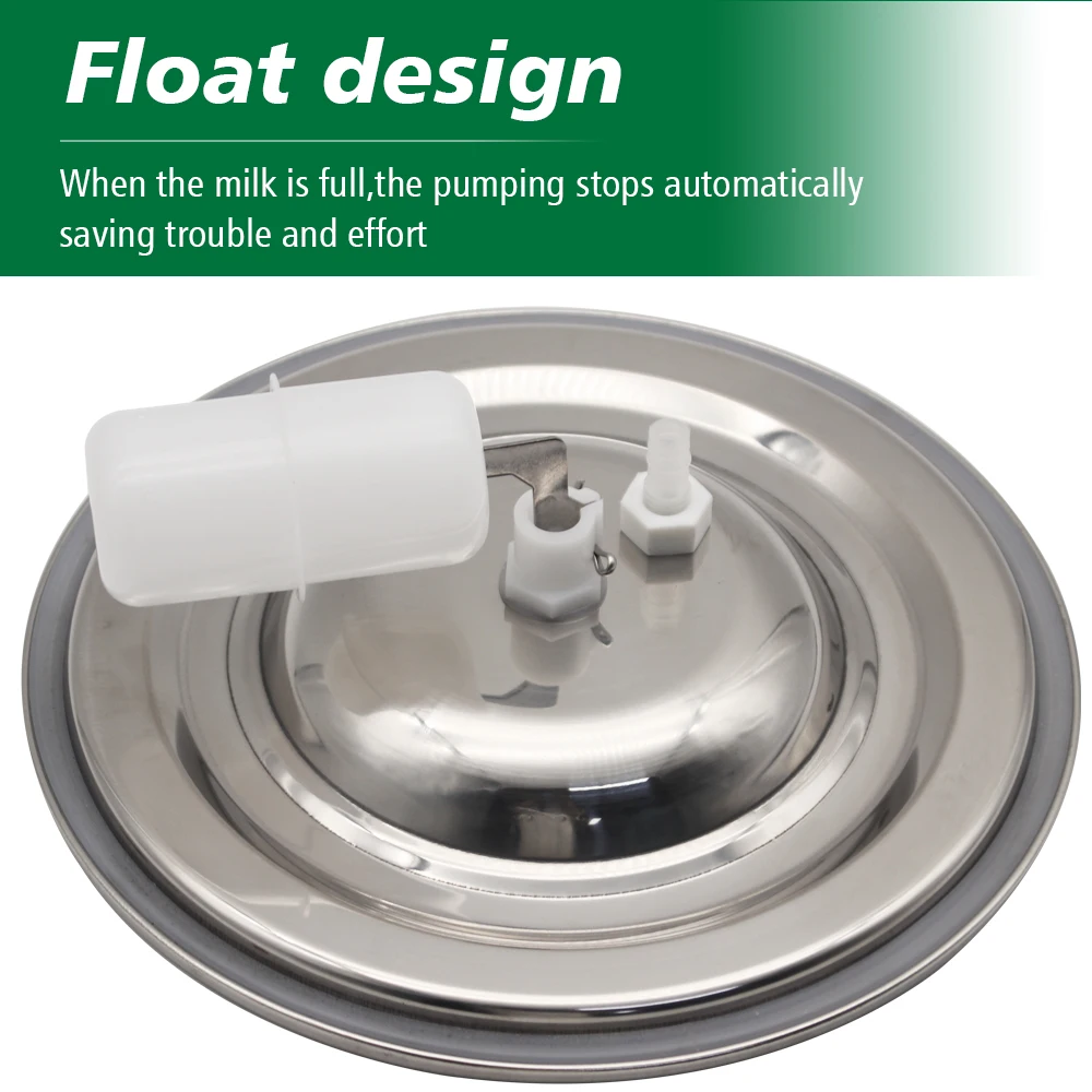 ماكينة حلب البقر والأغنام النبضية سعة 5 لتر، ماكينة حلب النبض الكهربائية للحيوانات، محمولة لمعدات تربية المزرعة