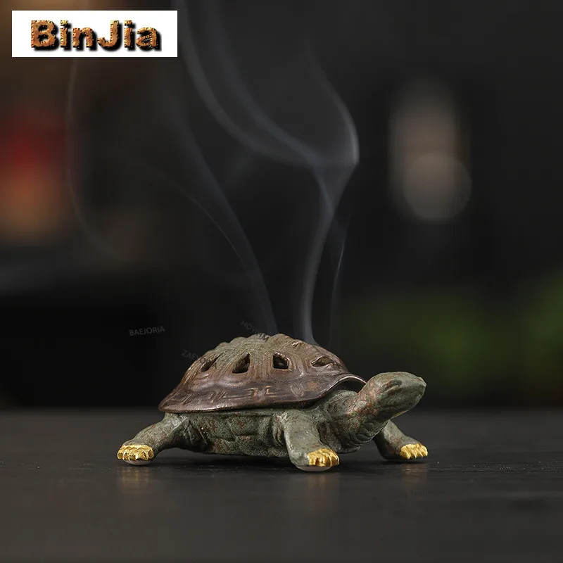 Creative Mini Turtle Incense Holder Zen Garden Incense Burners Stand For Incense Consecrate Censer Tableware Supplies Decoration