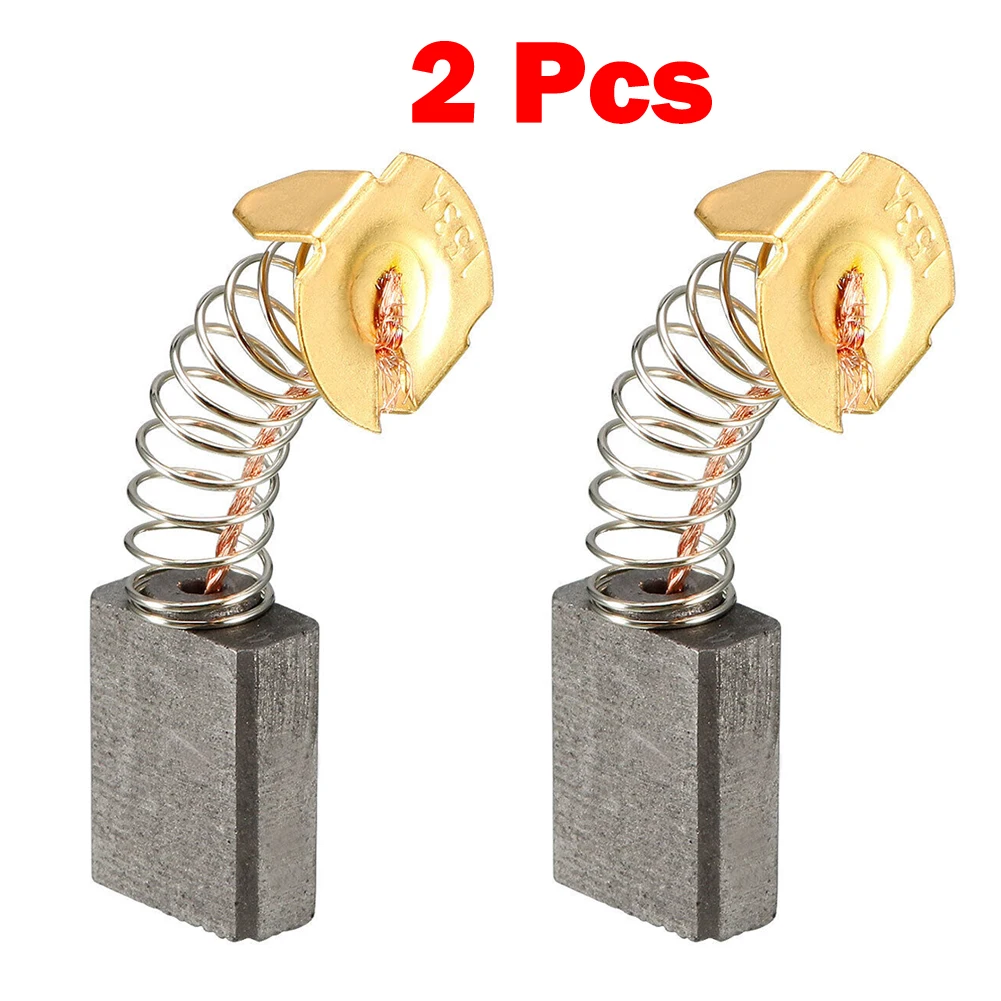 Sikat karbon alat listrik 2 buah fitting daya tahan 16mm x 13mm x 6mm aksesoris karbon untuk motor listrik berguna
