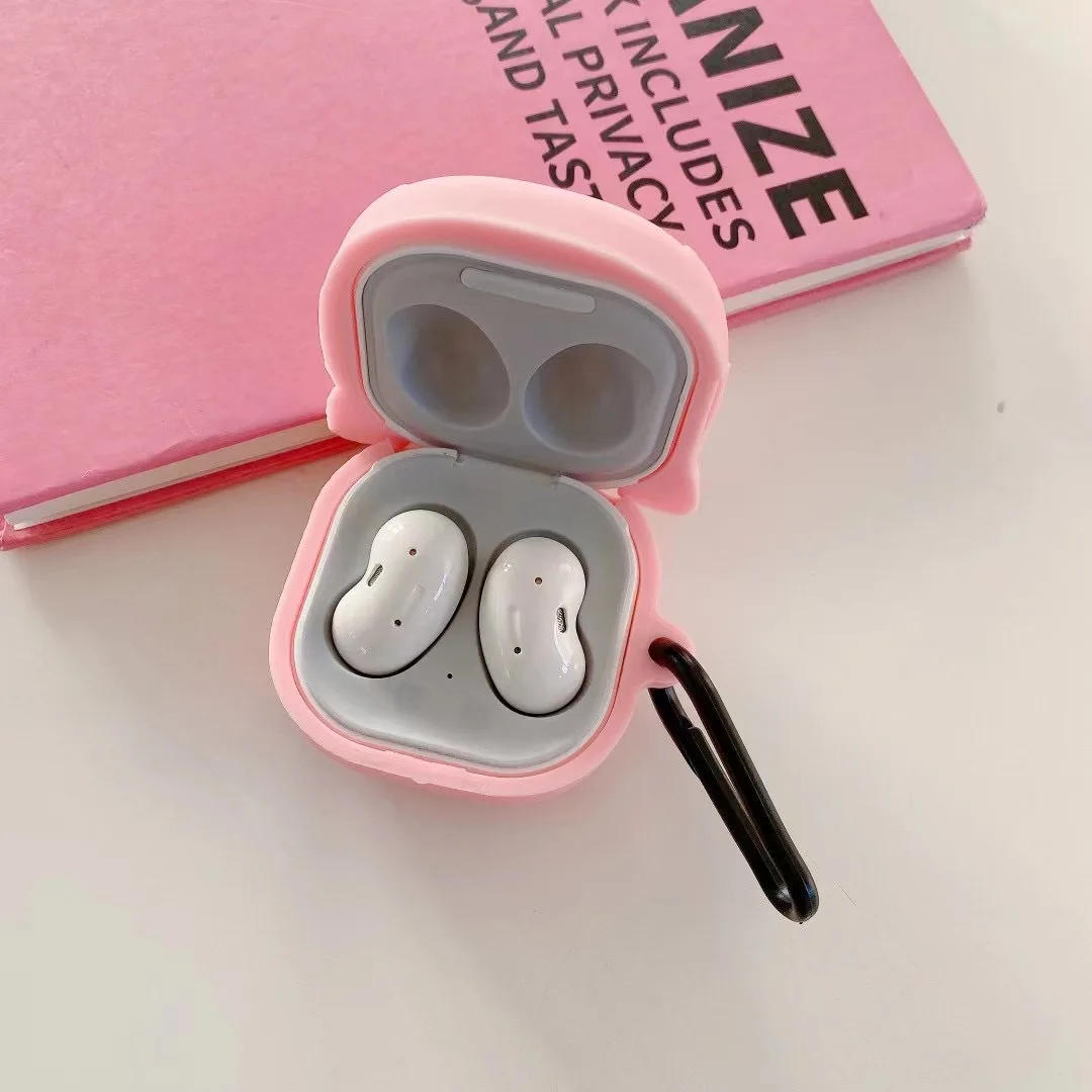 Voor Samsung Galaxy Fe Case Cute Cat Oortelefoon Case For Galaxy Buds 2 Pro Case Zachte Siliconen Hoes Voor Galaxy Buds Live Capa Funda