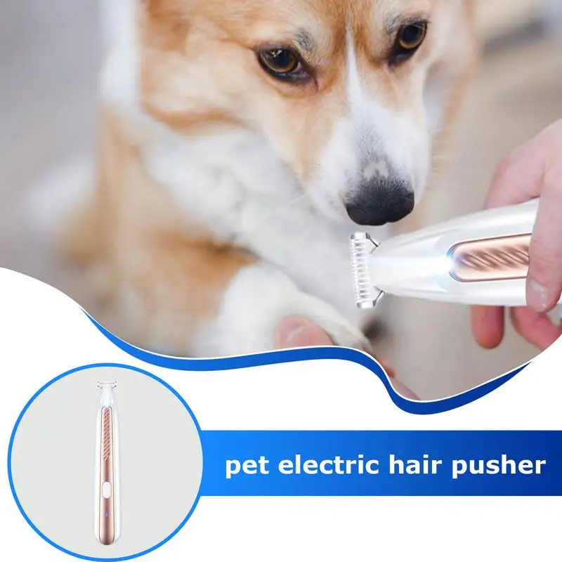 Paw Trimmer for Dogs Hair Grooming Trimmer Cordless Electric Rechargeable Quiet Pet Shaver with LED Light Grooming Supplies for