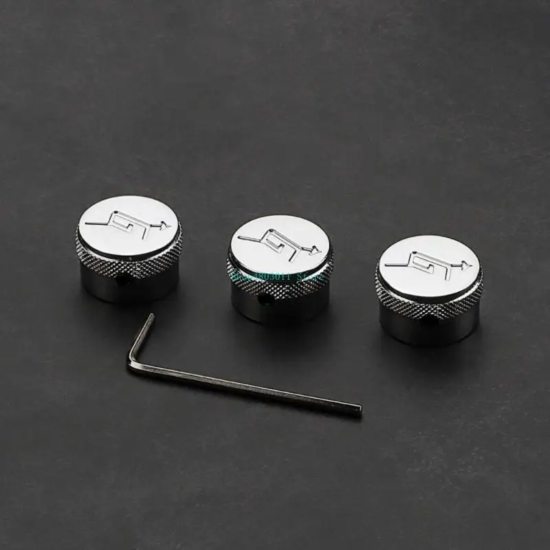 

T3LD 3Pcs Electric Guitar Bass Knobs Potentiometer Knobs Instrument Accessorys