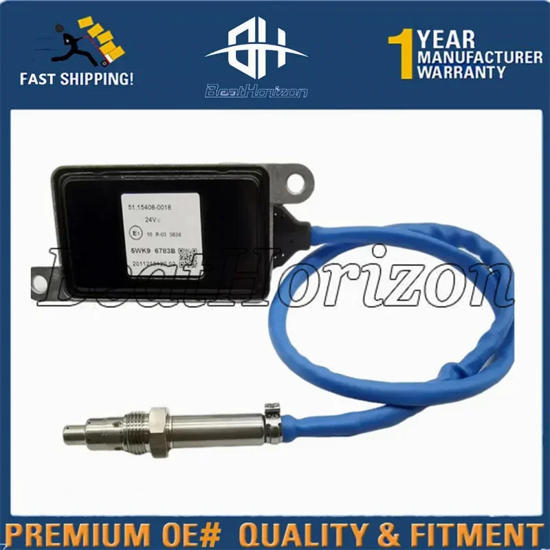 15408-0018 24V Nox Diesel Nitrogen Oxygen Exhaust Gas Systems Oxide Auto Nox Sensor 51154080018 5WK96783B For MAN Euro6 Truck