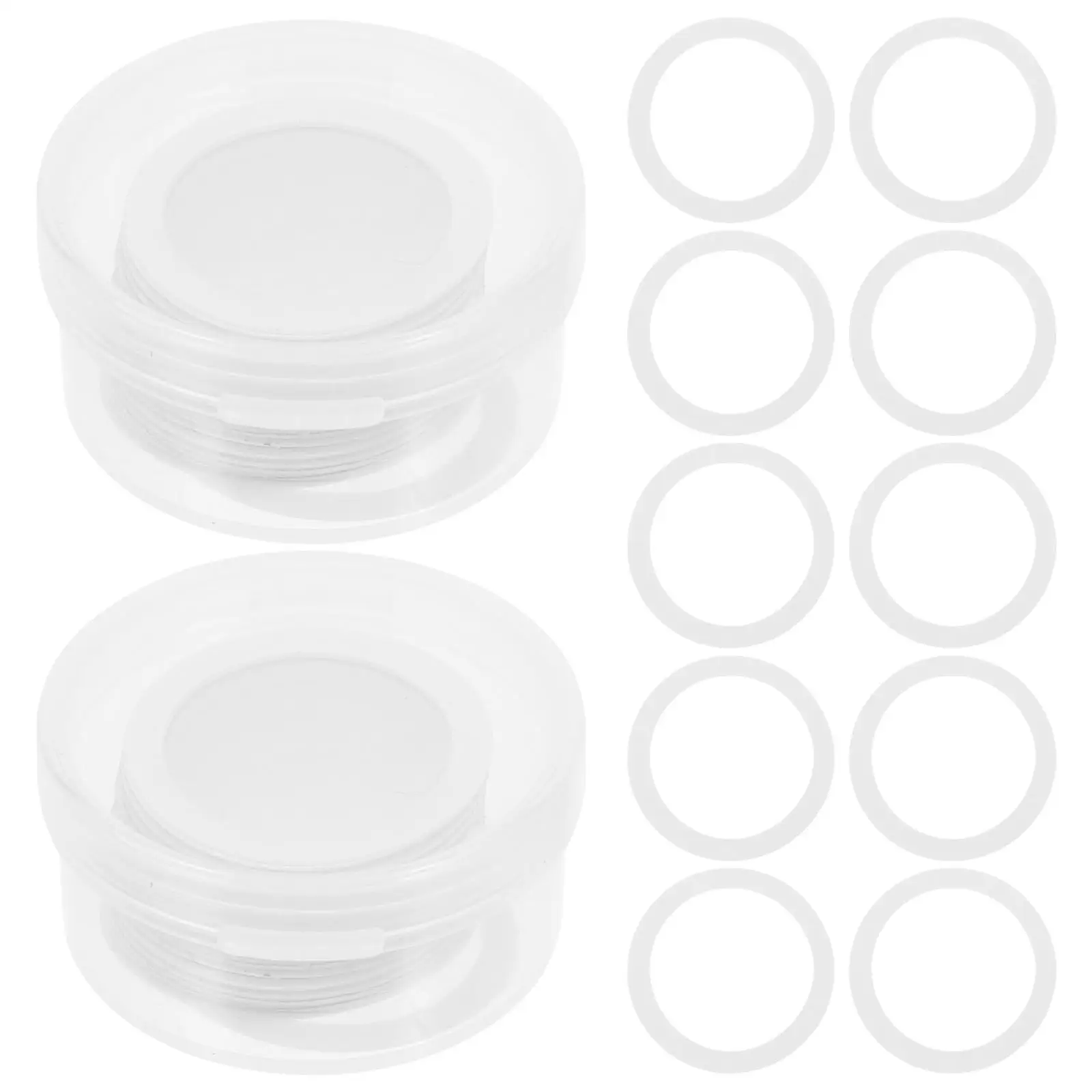 

60 Pcs Flute Diaphragms Premium PE Kazoo Musical Instruments Replace Old Parts Kids Instruments Musical Supplies