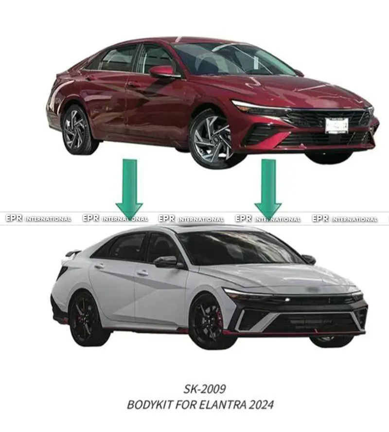 

Abs accessories For 23-24 Hyundai Elantra/Avante (CN7) N Type front bumper (Facelift)