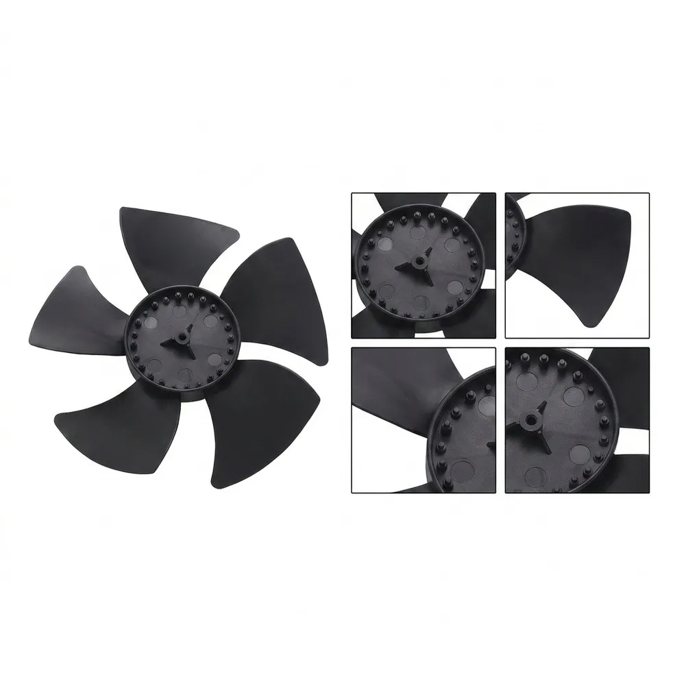 Fan Vane Set 2pcs for Refrigerator Condenser Motor For W10156818 Helps Maintain Expected Condenser Coil Temperature