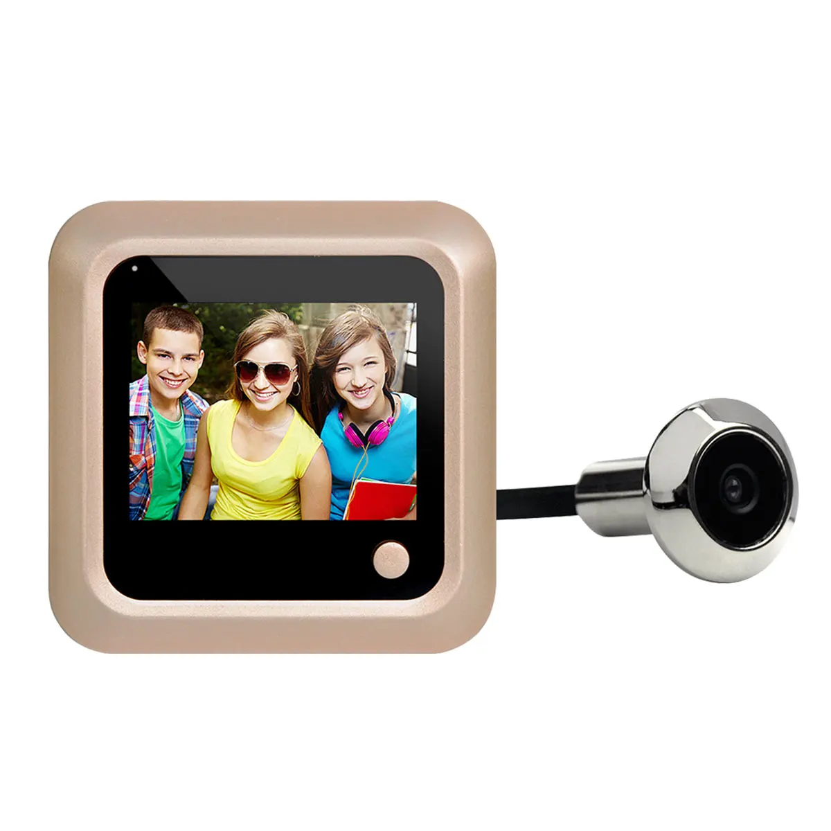 2.4นิ้ว LCD 160องศา Wide Angle Video ประตูโทรศัพท์ HD Visual Doorbell Peephole Viewer