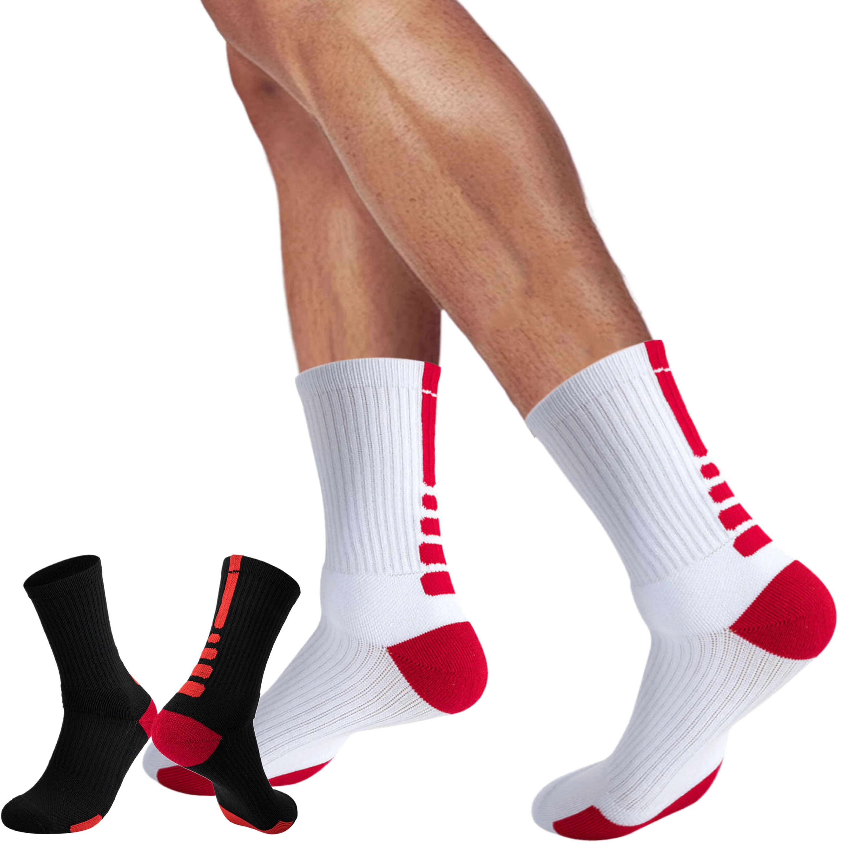 Sport Socks For Men Women Football Basketball Baseball Rugby Soccer Cycling Running Hiking Tennis Skateboard Towel Bottom