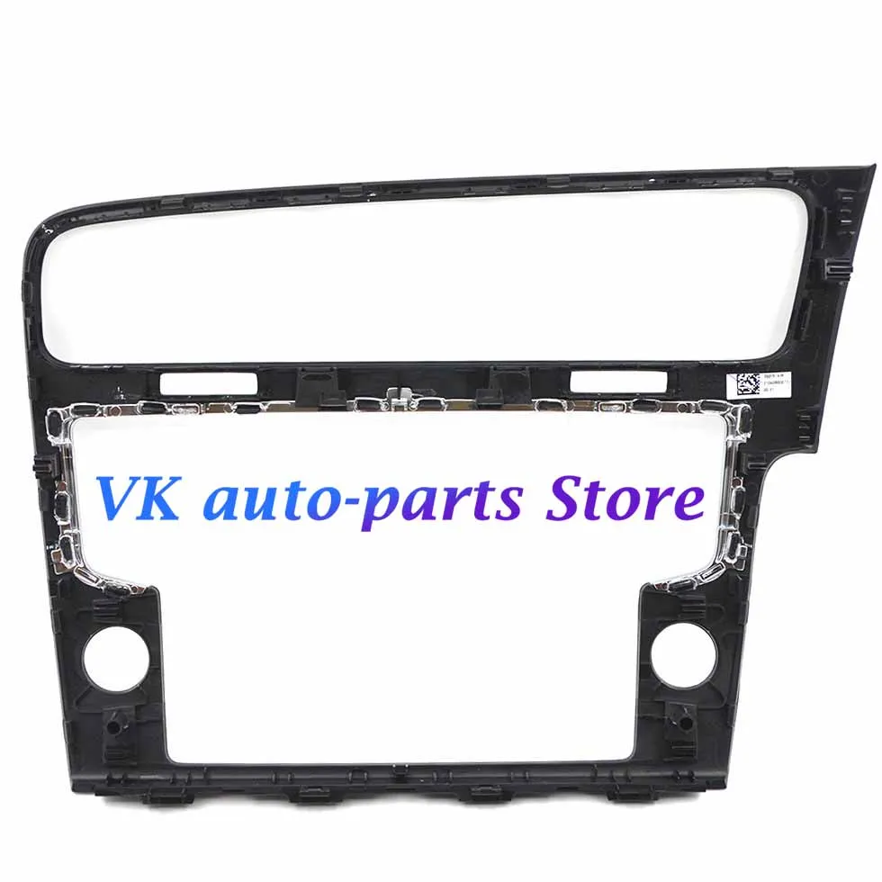 8  inch Piano black gray MIB Radio Frame Panel Plates Decorative Frame For VW Golf 7 MK7 5GG 819 728 S 5GG819728S