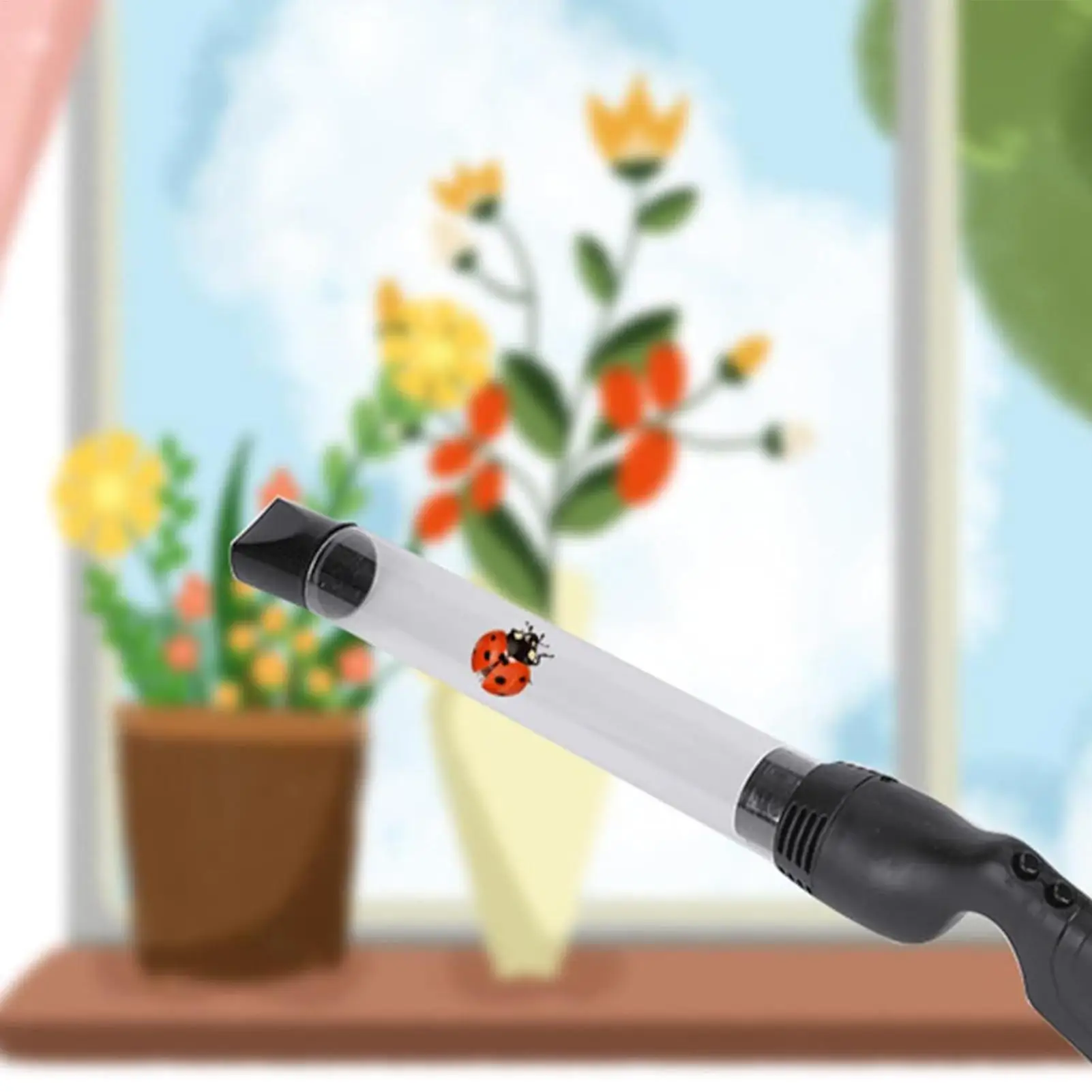 

Spider Vacuum With Long Nozzle Portable Rechargeable Long Handle Lighted Catcher Spider Vacuum Grabber For Indoor Outdoor