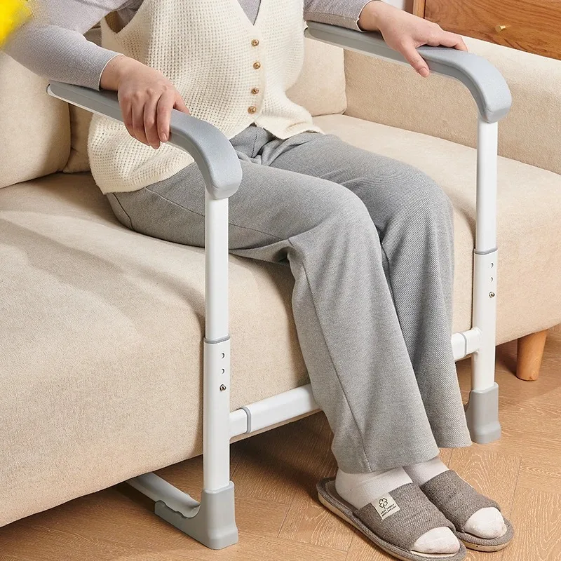 

Sturdy Bedside Assist Handle for Elderly Wide Adjustable Anti-Slip Rising Aid Stand Assist Toilet Support Handrails