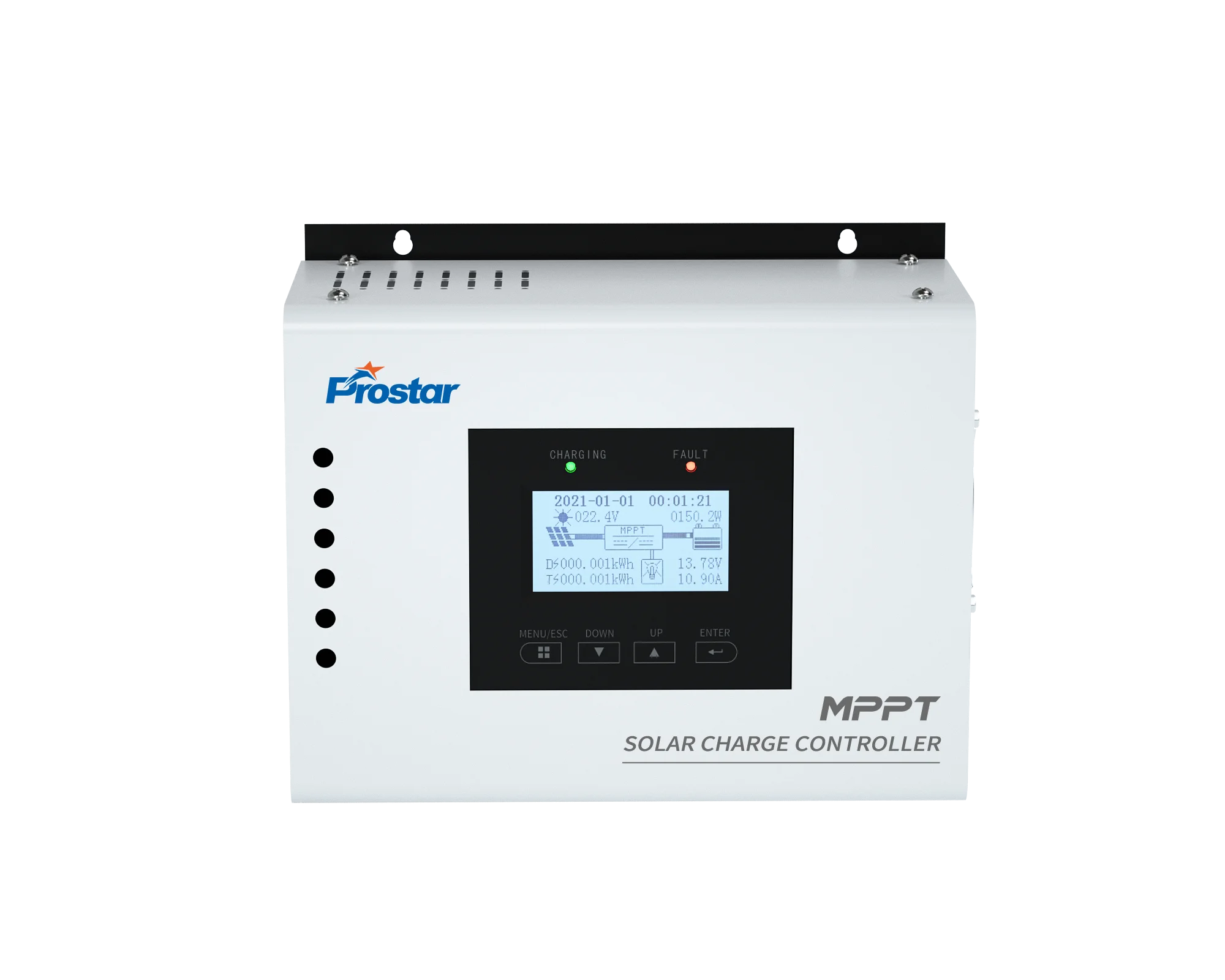 20A 24V MPPT Solar Charge Controller 99% High Efficiency PV Tracking Intelligent Battery Regulator For Home Solar System Use