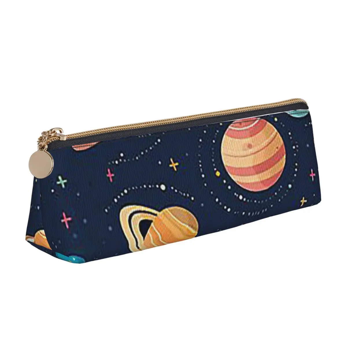 Solar System Space Planets Universe Pencil Case for Students School Pen Box Pencil Bag Stationery Supplies Pen Holder Bag